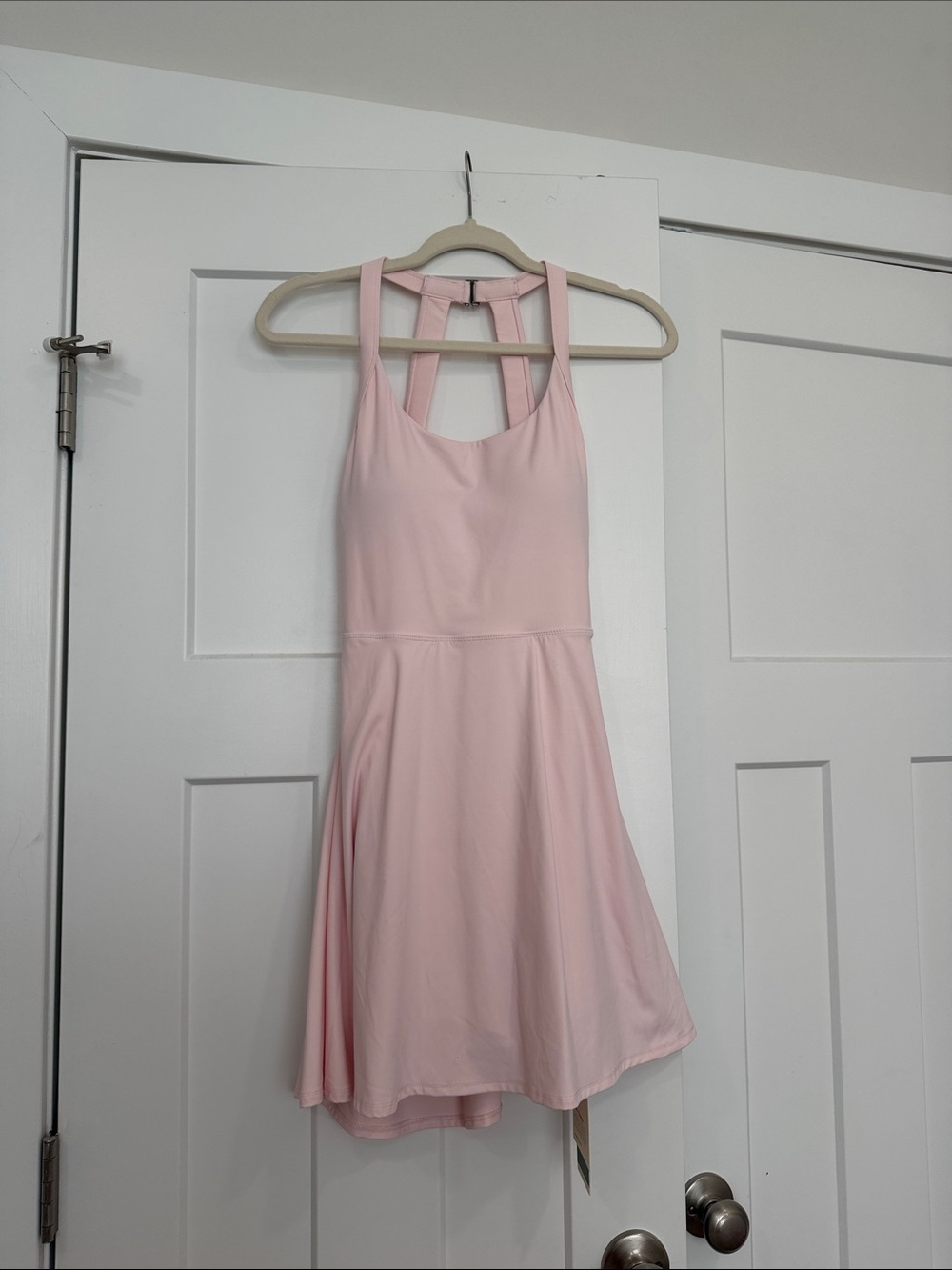 HALARA Light Pink Strappy Athletic Dress